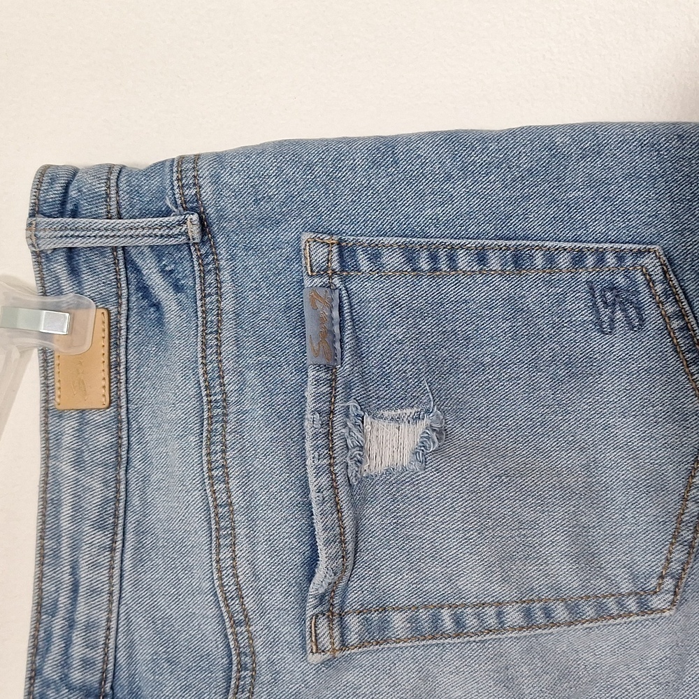 Distressed Blue Women's Jeans - Picture 8 of 10